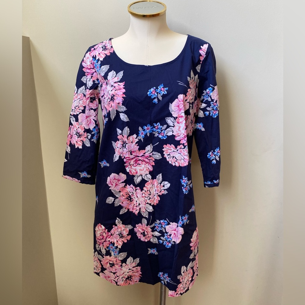 OLD NAVY Navy Floral Dress | Size Small